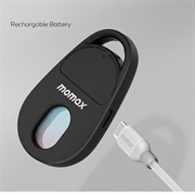 Momax PinGuard kameradetekteringssporing med Apple Find My - Svart