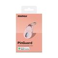 Momax PinGuard kameradetekteringssporing med Apple Find My - Rosa