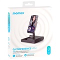 Momax Q.Conference Mini BS2 Høyttalertelefon / Trådløs Lader - 10W