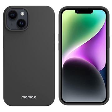 Momax Silicone 2.0 iPhone 14 Hybrid-deksel - Svart