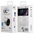 Momax UC10 Hurtigbillader - USB-C PD, QC3.0 - 36W