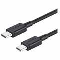 Momax Zero DC16 USB-C / USB-C Kabel - 1m - Svart