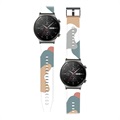 Moro Huawei Watch GT 2 Pro Silikon Strap - Blå / Kamuflasje
