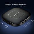 Mortal T1 Android 13 TV-boks/4K-mediaspiller - 2GB/8GB - svart