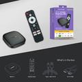 Mortal T1 Android 13 TV-boks/4K-mediaspiller - 2GB/8GB - svart