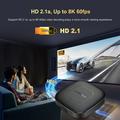 Mortal T1 Android 13 TV-boks/4K-mediaspiller - 2GB/8GB - svart