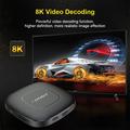 Mortal T1 Android 13 TV-boks/4K-mediaspiller - 2GB/8GB - svart