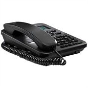 Motorola CT202 fasttelefon med ledning og høyttalerfunksjon - svart