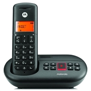 Motorola E211 DECT-trådløs telefon med digital telefonsvarer - svart