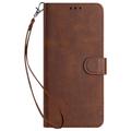 Motorola Edge (2024) Lommebok-deksel med Magnetisk Lukning - Brun
