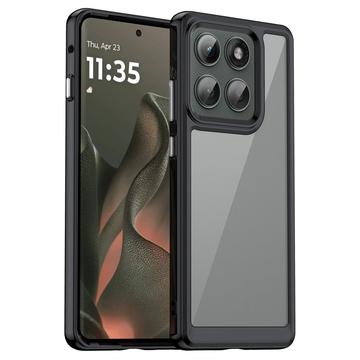 Motorola Edge (2025) Anti-Shock Hybrid-deksel - Svart