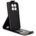 Motorola Edge (2026) vertikalt flip-etui med stativ - svart