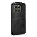 Motorola Edge (2026) vertikalt flip-etui med stativ - svart