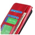 Motorola Edge 30 Neo Lommebok-deksel med Magnetisk Lukning - Rød
