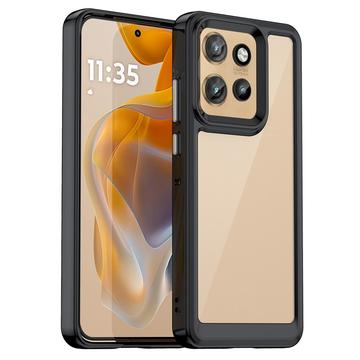 Motorola Edge 50 Neo/Moto S50 Anti-Shock Hybrid-deksel - Svart