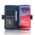 Motorola Edge 50 Pro Lommebok-deksel med Kortholder - Blĺ