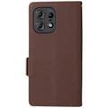 Motorola Edge 50 Pro Lommebok-deksel med Magnetisk Lukning - brun