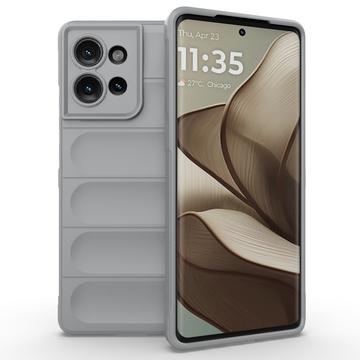 Motorola Edge 50 Rugged TPU-deksel - Lysegrå