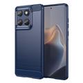 Motorola Edge 60/60 Fusion Børstet TPU-deksel - karbonfiber