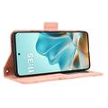Motorola Edge 60/60 Fusion Kortholder Lommebokveske - Rosa