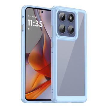 Motorola Edge 60 Pro Anti-Shock Hybrid-deksel - Blå