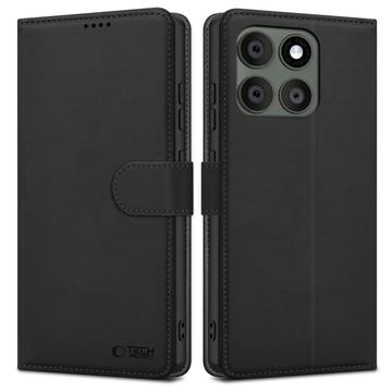 Motorola Edge 60 Pro Tech-Protect Lommeboketui med magnet og stativ - Svart