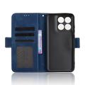 Motorola Edge 70 Fusion/70 Fusion+ Kortholder Lommebokveske - blå