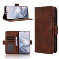Motorola Edge 70 Fusion/70 Fusion+ Kortholder Lommebokveske - brun