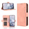 Motorola Edge 70 Fusion/70 Fusion+ Kortholder Lommebokveske - Rosa