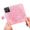 Motorola Edge 70 Fusion Mandala Series Lommebok-deksel - Rosa