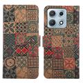 Motorola Edge 70 Max Bohemian lommebokveske - kronblad