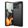 Motorola Edge 70 Max/Lenovo Legion Y70 (2026) Børstet TPU-deksel - karbonfiber
