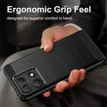Motorola Edge 70 Max/Lenovo Legion Y70 (2026) Børstet TPU-deksel - karbonfiber