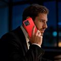 Motorola Edge 70 Max/Lenovo Legion Y70 (2026) børstet TPU-deksel - karbonfiber - rød