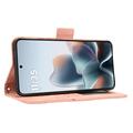 Motorola Edge 70 Max Kortholder Lommebokveske - Rosa