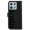 Motorola Edge 70 Max Crocodile Series Lommebok-deksel i Lær med RFID