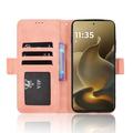 Motorola Edge 70 Pro Kortholder Lommebokveske - Rosa