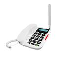 Motorola FW500L 4G-fasttelefon med store taster - hvit