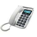 Motorola FW500L 4G-fasttelefon med store taster - hvit
