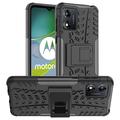 Motorola Moto E13 Anti-Slip Hybrid-deksel med Stativ - Svart