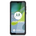 Motorola Moto E13 Anti-Slip Hybrid-deksel med Stativ - Svart