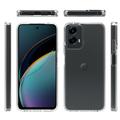 Motorola Moto G (2024) Ripebestandig Hybrid-deksel - Gjennomsiktig