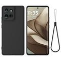 Motorola Moto G 2026/G Play 2026 Flytende silikon-deksel med håndstropp