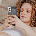 Motorola Moto G Power (2024) Børstet TPU Deksel - Karbonfiber - Svart