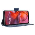 Motorola Moto G05/E15 Lommebok-deksel med Kortholder - Blĺ