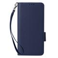 Motorola Moto G05/E15 Lommebok-deksel med Magnetisk Lukning - mørkeblå