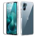 Motorola Moto G06 Saii 2-i-1 TPU-deksel & Beskyttelsesglass