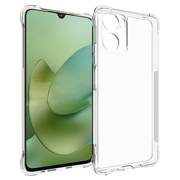 Motorola Moto G06/G06 Power støtsikkert silikon-deksel - Gjennomsiktig