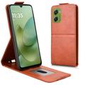 Motorola Moto G06/G06 Power vertikalt flip-etui med stativ