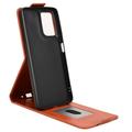 Motorola Moto G06/G06 Power vertikalt flip-etui med stativ